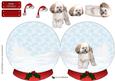 Lhasa Apso Christmas Snow Globe