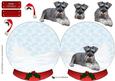 Schnauzer Christmas Snow Globe