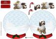 Tibetan Terrier Christmas Snow Globe