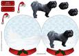 Shih Tzu Christmas Snow Globe