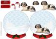 Shih Tzu Christmas Snow Globe