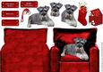Schnauzer Christmas Arm Chair