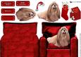 Shih Tzu Christmas Arm Chair