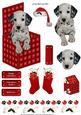 Dalmatian in a Christmas Box