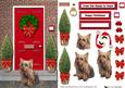 Australian Terrier Christmas Door Step