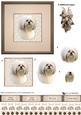 Lhasa Apso Portrait 3D Decoupage