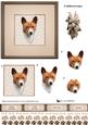 Basenji Portrait 3D Decoupage