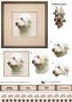 Labradoodle Portrait 3D Decoupage