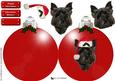 Cairn Terrier Christmas Bauble 3D Decoupage