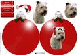 Glen of Imaal Christmas Bauble 3D Decouage