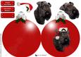 Kerry Blue Terrier Christmas Bauble 3D Decoupage