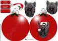 Skye Terrier Christmas Bauble 3D Decoupage