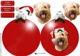 Soft Coated Wheaten Terrier Christmas Bauble