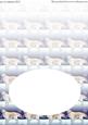Golden Retriever Snow Scene Insert