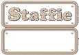 Staffordshire Bull Terrier Name Sign Insert