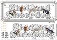 Shetland Sheepdog Name Sign 3D
