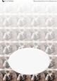 Akita Dog & Puppies Insert Sheet
