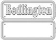 Bedlington Terrier Name Sign Insert