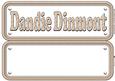 Dandie Dinmont Name Sign Insert