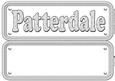 Patterdale Terrier Name Sign Insert