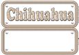 Chihuahua Name Sign Insert