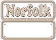 Norfolk Terrier Name Sign Insert