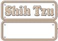 Shih Tzu Name Sign Insert