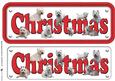 Westie Christmas Name Sign