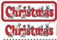Westie Christmas Name Sign 3D Decoupage