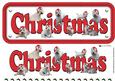 Westies & Hats Christmas Name Sign 3D Decoupage