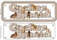 Cocker Spaniel , Golden Name Sign