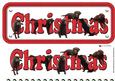 Chocolate Labrador Christmas Name Sign 3D Decoupage