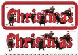 Chocolate Labradors & Hats Christmas Name Sign 3D Decoupage