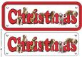 Golden Labrador Christmas Name Sign
