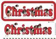 Springer Spaniel Christmas Name Sign 3D Decoupage
