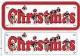 Springer Spaniels & Hats Christmas Name Sign
