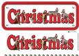 Weimaraners & Hats Christmas Name Sign 3D Decoupage