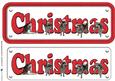 Alaskan Malamute Christmas Name Sign