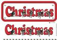 Alaskan Malamute Christmas Name Sign 3D Decoupage
