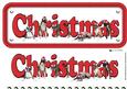 Boxer & Hats Christmas Name Sign 3D Decoupage