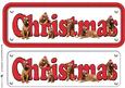 Dogue De Bordeaux & Hats Christmas Name Sign