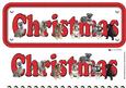 Schnauzer Christmas Name Sign 3D Decoupage