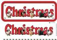 Tibetan Terrier Christmas Name Sign 3D Decoupage