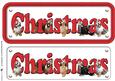 Tibetan Terrier & Hats Christmas Name Sign