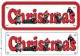Cocker Spaniel Hats ,black & White , Christmas Sign