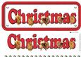 Pomeranian Christmas Name Sign 3D Decoupage