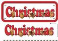 Pomeranian & Hats Christmas Name Sign 3D Decoupage