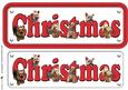 Yorkshire Terrier Christmas Name Sign