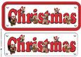 Yorkshire Terrier & Hats Christmas Name Sign