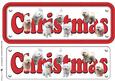 Bichon Frise Christmas Name Sign